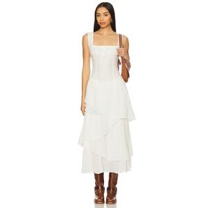 Free People In My Dreams Midi Dress in White